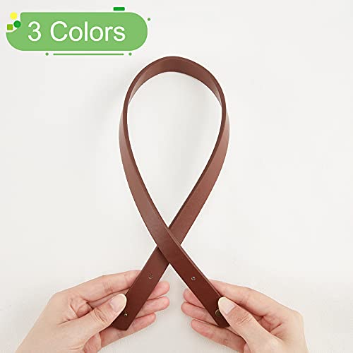 PH PandaHall 3 works 60cm/23.6" PU Leather Bag Handles - Image 3