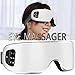 Produktbild Drahtlose Elektrische Augenmassagegerät SPA mit Wärmefunktion, Luftdruck, Bluetooth Musik, Wiederaufladbar Tragbares Augenmassagegerät für Augen-Überanstrengung Ermüdung und Stressabbau,Weiß