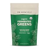 Dr. Mercola Organic Fermented Greens Powder - Supports Digestive & Cellular Health - Certified Organic, Non-GMO & Soy-Free - 9.5 oz (90 Servings)