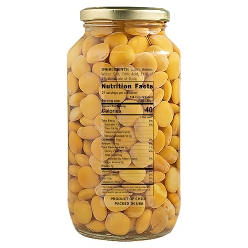 Eastern Feast - Ready To Eat Lupini Beans, 32 Oz (946 Ml)