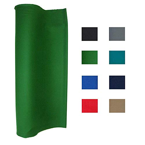 haxTON Premium Pool Table Accessories Popular Style Billiard Cloth Not Faded Billiard Table Felt Standard Green, Green,Navy Blue,Red,Blue or Black for Pool Table for 7/8/9 Foot (red 8 Foot)