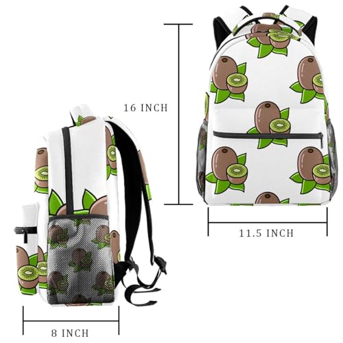 Sac à dos motif avocat multicolore avec bretelles ajustables - 2