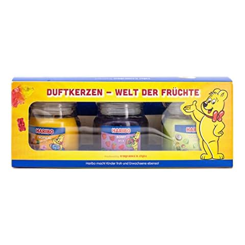 Haribo Fruit Power Scented Candle Set Cover