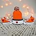 Handmade Orange Baby Booties and Beanie Set, Organic Newborn Outfit, Gender Neutral Baby Gift, 0-3 Months, 3-6 Months, 6-9 Months