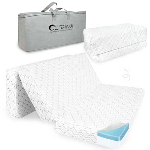 Image of Pack and Play Mattress, 38 inchx26 inchx3 inch Soft & Firm Dual-Sided Memory Foam Pack N Play Mattresses Pad with Carry Bag, Baby Travel Mattress for Pack N Play with Washable Cover
