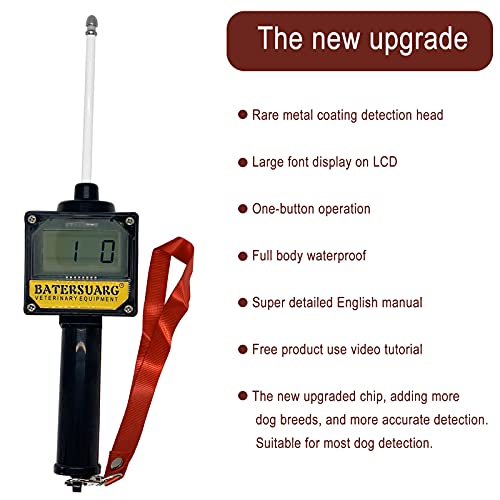 Dog Ovulation Detector,Canine Breeder Tester Artificial Insemination Dogs Breeding Machine,Convenient Formulate Mating Pregnancy Planning,With Detailed English Manual And Premium Storage Box #TOP1