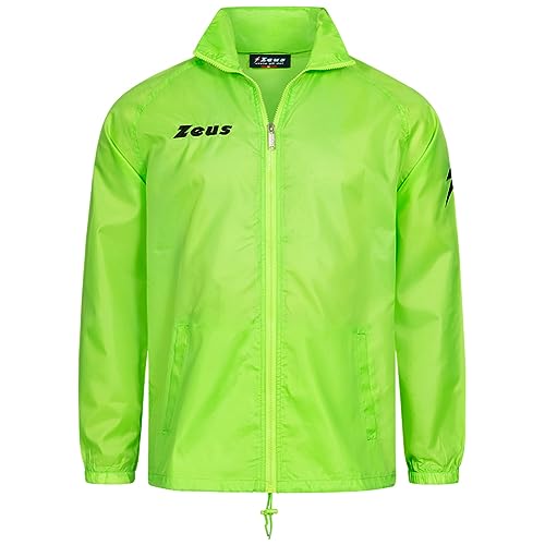 Nucleo Sport Regenjacke Wasserdicht Winddicht Regenjacke Rain Zeus x Herren Unisex Damen Kinder, grün neon, One size