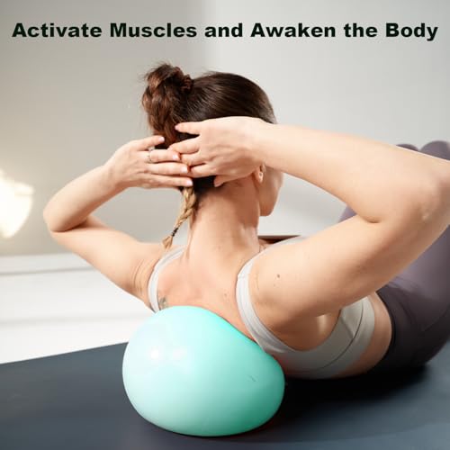 Image of Exercise Ball for Workouts, 9 Inch Pilates Ball Anti-Burst and Slip Resistant Yoga Ball for Gym Fitness and Physical Therapy
