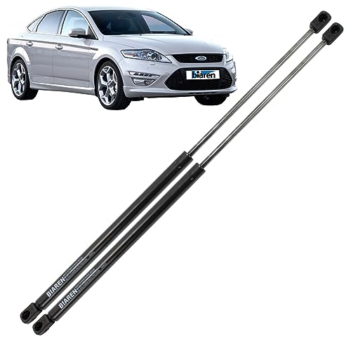 BIAREN 2x Amortiguadores de gas del portón trasero del maletero para Ford Mondeo Mk4 Hatchback BA7 2017-2015, sistema de soporte de elevación 715 (N) 553 MM 7S71A406A10BA 1710894 BS71A406A10AA 1484371