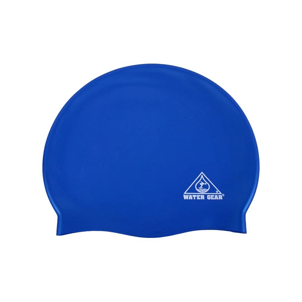 Silicone Swim Cap Blue