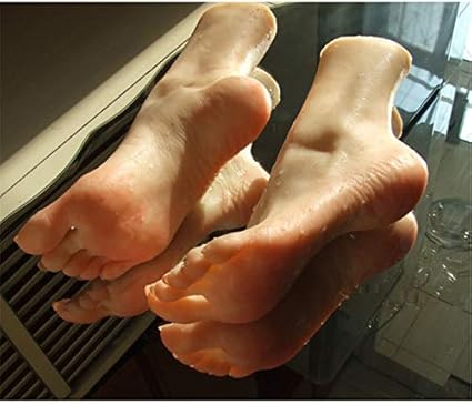 CGCSYZ Pies o Manos de Silicona, pie de maniquí Femenino de Silicona, pies de Belleza realistas Modelo de pies Femeninos 1:1, Modelo de pie Realista de Textura Clara,(Pie Derecho
