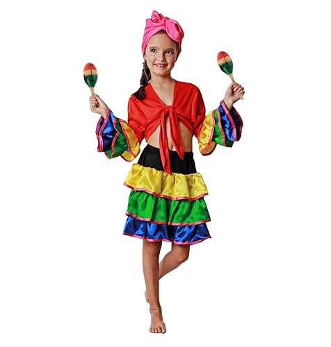 Juguetutto - Disfraz Brasileña para niña (5-6 años)