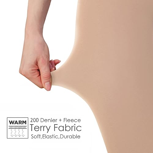 G&Y Fleece Lined Tights for Women -200D Therma Leggings Opaque Warm Winter Pantyhose3