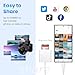 USB C to SD Card Reader for iPhone 15, 104MB/s USB C 3.0 SD Card Adapter 2TB Capacity, Micro SD to Type C Adapter USB C Memory Card Reader for iPhone 15 Pro Max, MacBook, and More USB-C Devic