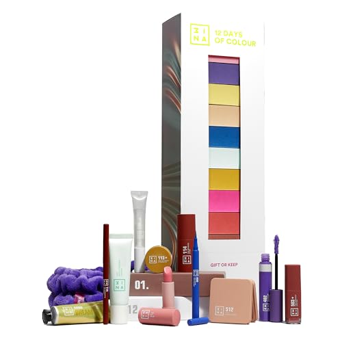 Calendario de Adviento maquillaje sin crueldad animal con colorete y labial 4