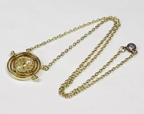 Gold Time Turner Necklace2