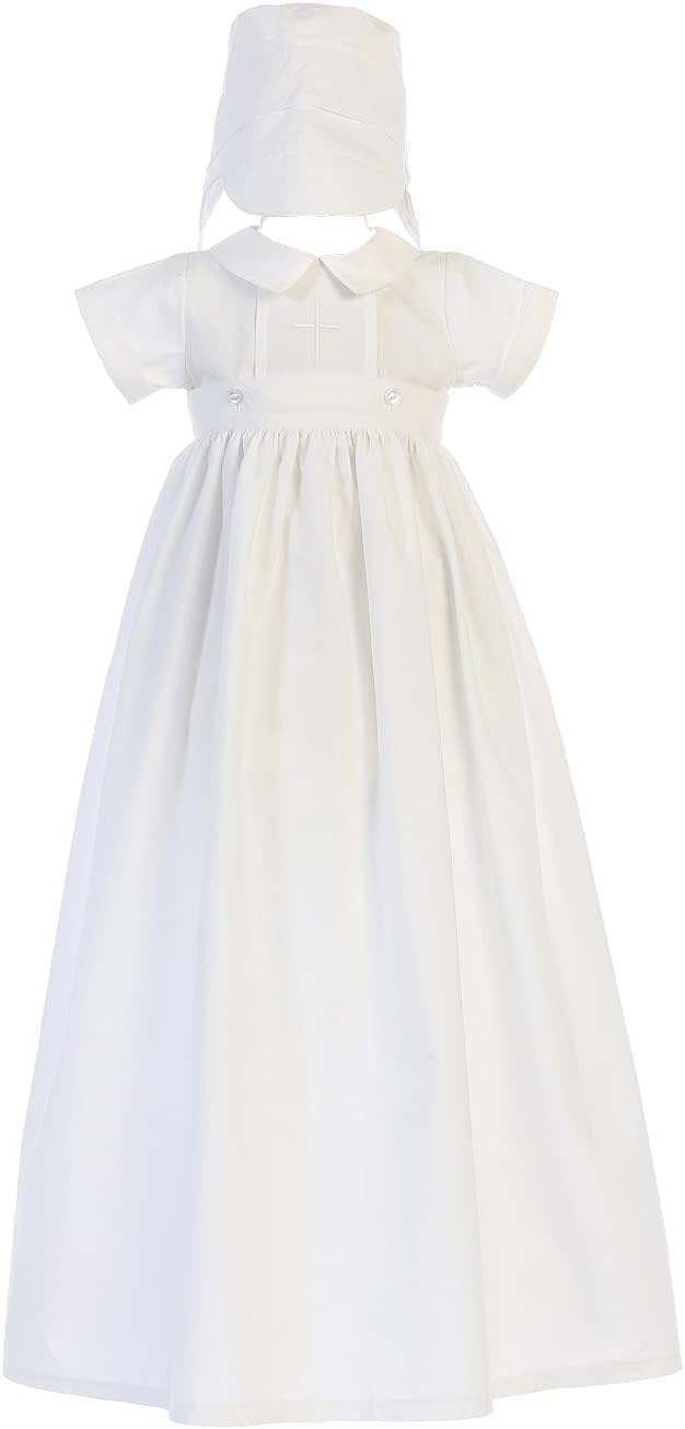 Baptism outfits for Boys, Baby Boy Christening Outfit, Baptismal Clothes Cotton Romper Gowns, Ropa de Bautizo para Niño Bebe