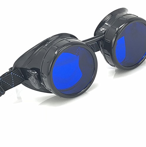 image for UMBRELLALABORATORY Steampunk Mad Scientist Goggles Rave Glasses Costum