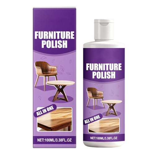 BommFu 100ml Holz-Politur | Möbelbeschichtung Für Aufhellung - Für Küchenschränke, Tische & Fußböden