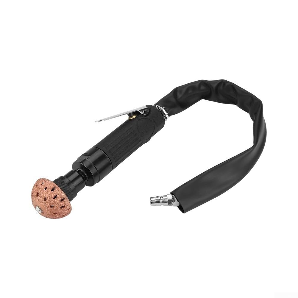 Pulidora neumática de neumáticos de baja 2500 RPM, herramienta de aire para reparación de ruedas de coche, camión, lijadora pulidora con rueda de 54.5 mm, acabado negro