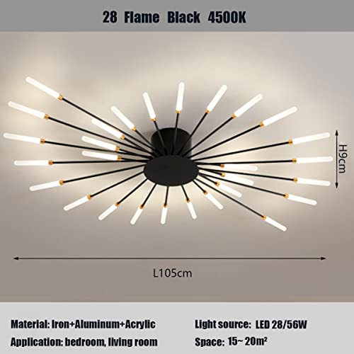Lumière pendentive noir design pour un éclairage de salon chic et tamisé
