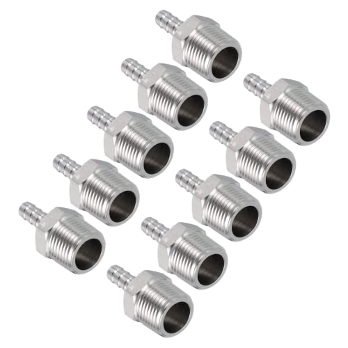 Kozelo 10 pcs raccord tuyau SUS304 3/16" vers 3/8" NPT
