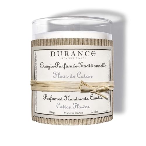 DURANCE Bougie Parfum Fleur de Coton