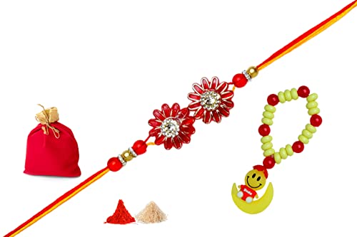 Aditri Creation Set of 2 Bhai Dooj Rakhi for