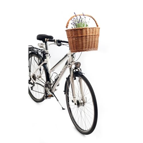 Aumüller Fahrrad-Korb gesotten, inkl. Klickfix - Transportkorb, Lenkermontage