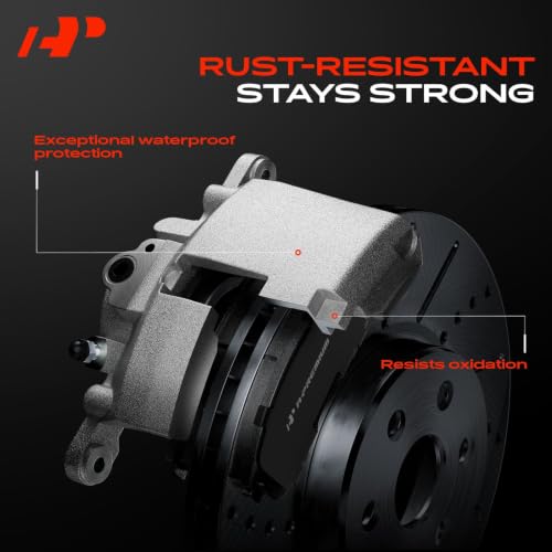 Image of A-Premium Disc Brake Caliper Assembly Without Bracket | Compatible with Select Ford Models - Expedition F-150 F-250 Lincoln Blackwood Navigator 1997-2011 - Rear Side