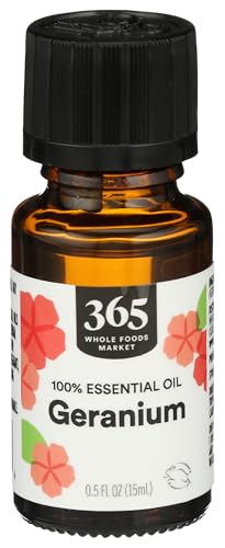 Whole Foods Market, 100% Essential Oil Geranium, 0.5 oz