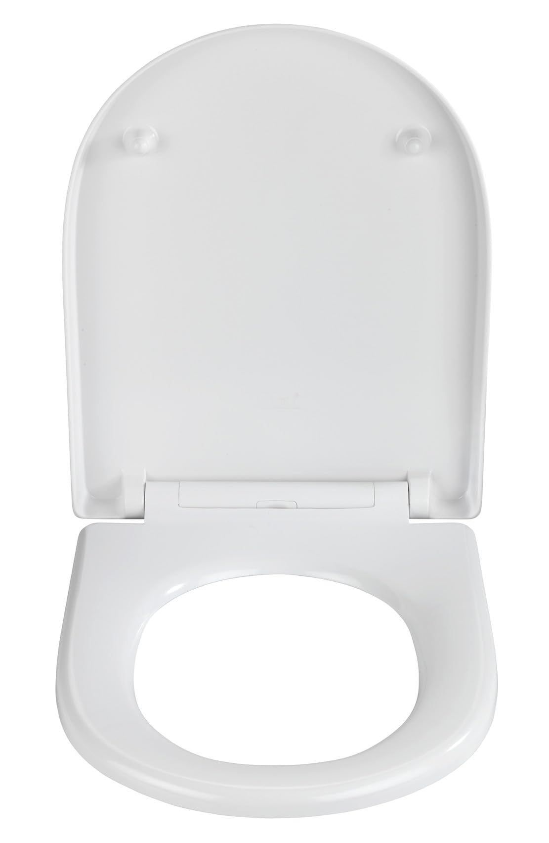 WENKO WC-Sitz Exclusive Nr. 10, hygienischer Toilettensitz mit Absenkautomatik, passend für Laufen Pro und handelsübliche Keramiken, WC-Deckel aus antibakteriellem Duroplast, 36,5 x 47 cm, Weiß