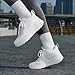 ZOVE Womens Walking Shoes Cushioning Non-Slip Breathable Running Sneakers Tennis Comfortable Athletic Gym Workout Casual Shoes Lightweight Sports Cross Training Fashion Sneakers 8843 White 41