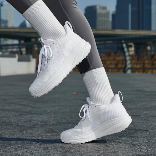 Image of ZOVE Womens Walking Shoes Cushioning Non-Slip Breathable Running Sneakers Tennis Comfortable Athletic Gym Workout Casual Shoes Lightweight Sports Cross Training Fashion Sneakers