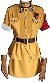 NSOKing Anime Hellsing Herushingu Seras Victoria Yellow Version Dress Costume Outfit (X-Large, Womens)