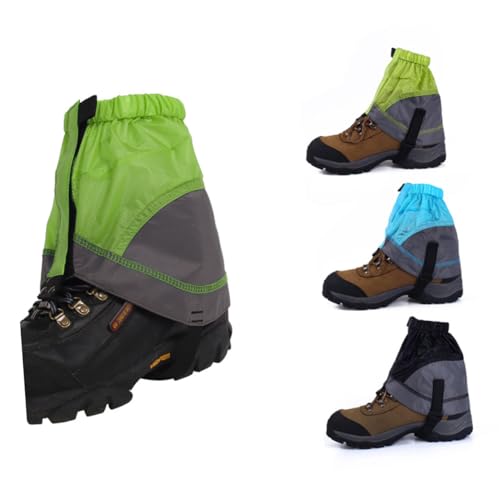 Guêtres imperméables randonnée compactes et légères Outanaya avec élastique de serrage