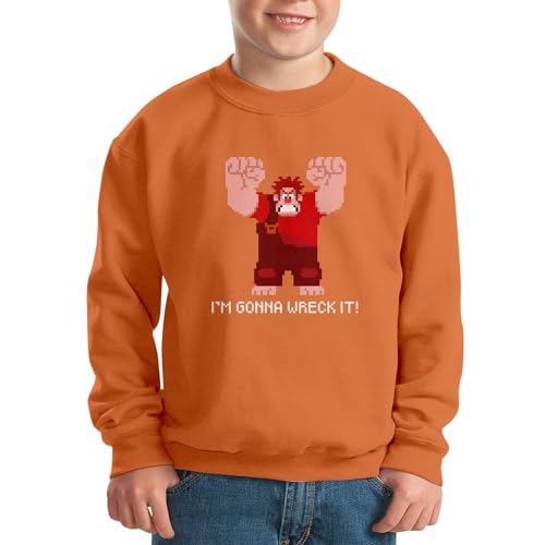 Sweatshirt enfant Ralph la Casse retro gaming 8 bits en coton noir - 2