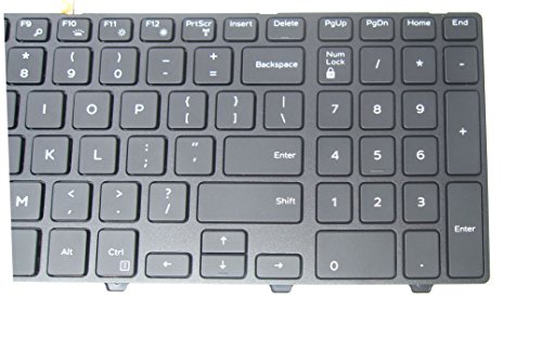 LeFix Replacement Backlit Keyboard (with Frame) for Dell Inspiron 15 3541 3542 3543 3551 3558 3559 5000 5542 5545 5547 5548 5551 5555 5552 5557 5558 5559 and 17 5000 (Only Work on Backlit Models)