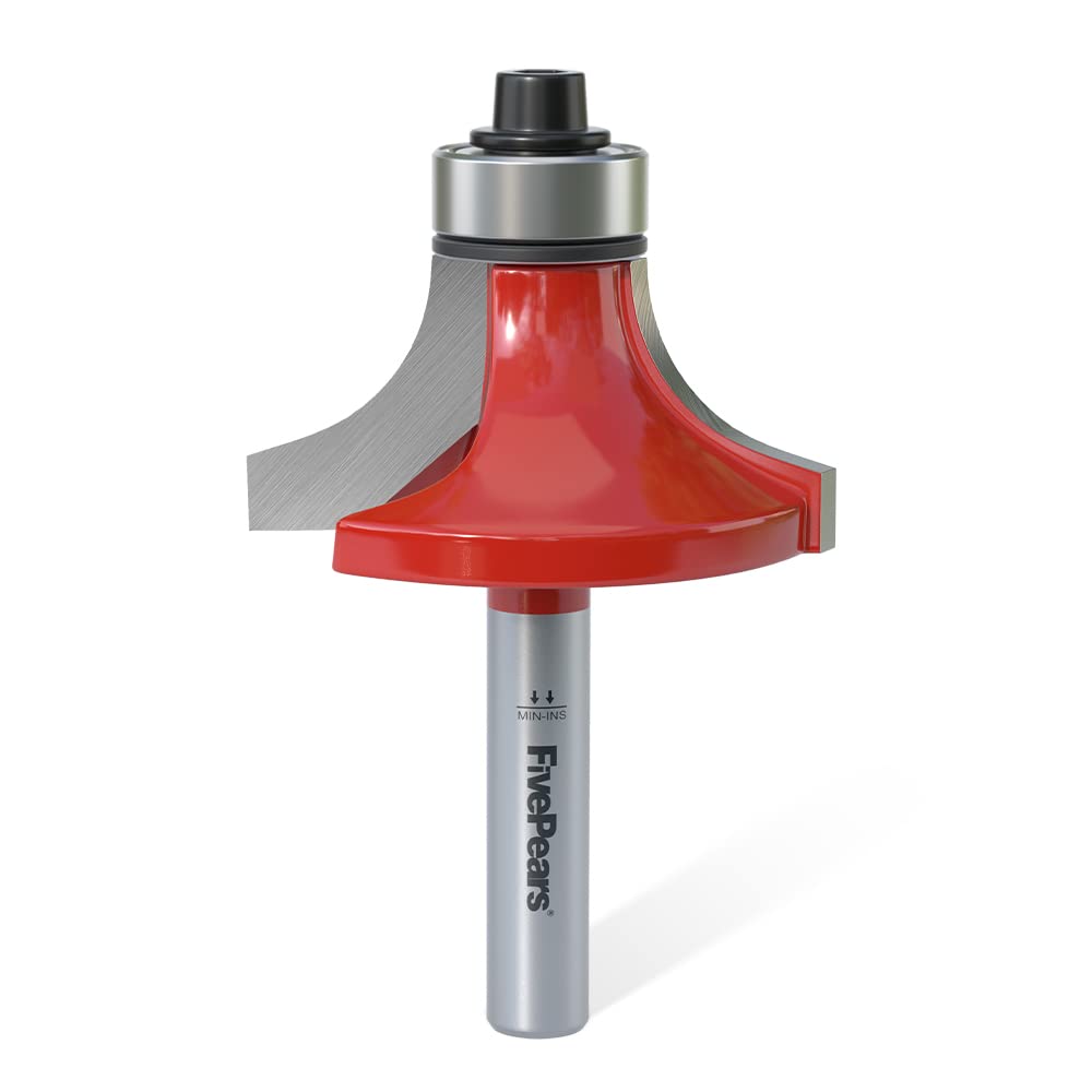 FIVEPEARS Roundover Router Bits - 8 Piece Set -17 FIVEPEARS Roundover Router Bits - 8 Piece Set -17