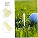 LIOOBO 20pcs Luminous Golf Tees Plastic Golf Tees Glow Function for Night Use Convenient Training Accessories