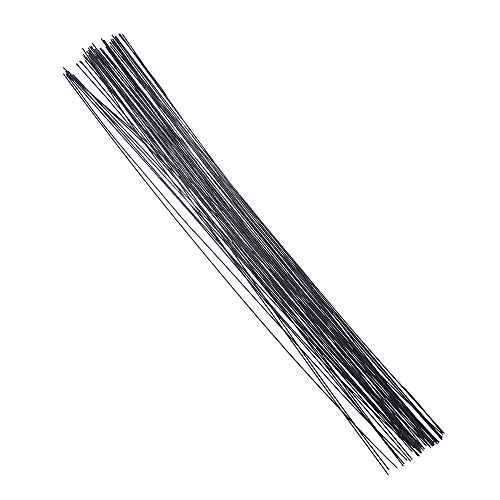 Decora 20 Gauge Black Floral Wire 16 inch,50/Package