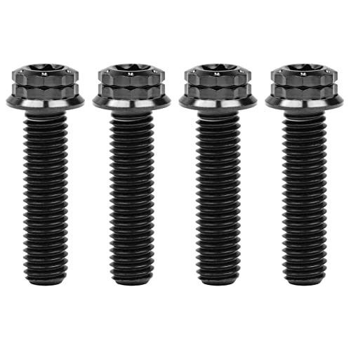 Titanium Flange M10 Bolt (M10x35mm Pitch 1.5mm, Multicolored)