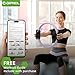 GIFNOL Pilates Ring and Ball Set with Resistance Bands - Pilates Equipment for Home Workout - 14'' & 12'' Pilates Rings, 2 Pilates Balls, 5 Resistance Bands for Toning Arms, Thighs/Legs & Core