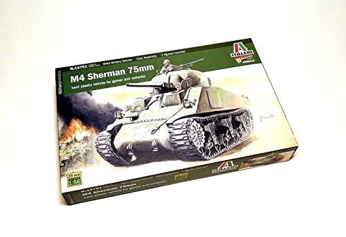 Char M4 Sherman 75mm Italeri 1/56 maquette militaire de char d'assaut américain 15751