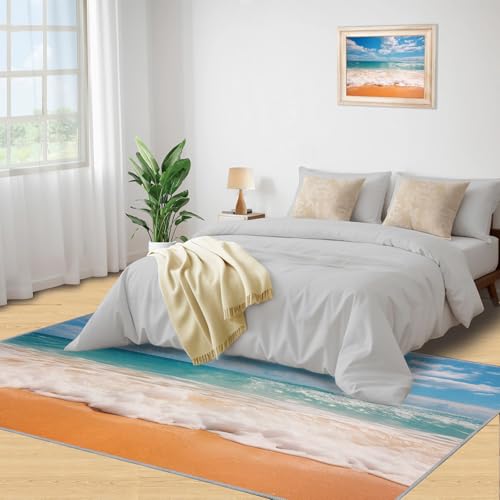 Tapete decorativo rectangular 3x5 ft microfibra antideslizante miniatura 5
