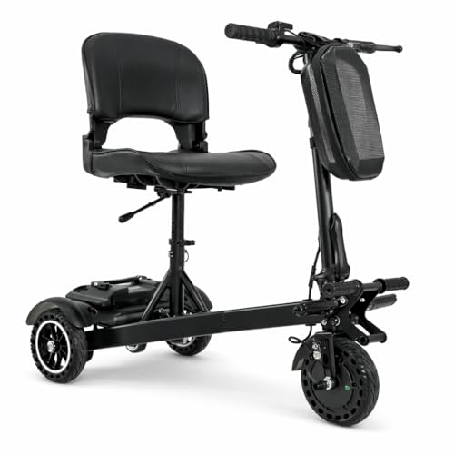 3 Wheel Electric Mobility Scooter with Seat for Adults & Seniors - 200W Motor 6.8 MPH Max Speed 36V...
