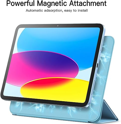 Image of ProElite Case Cover for Apple iPad (A16) 11th /10th Gen (2025 /2022) Cover, Smart Magnetic Case Cover for Apple iPad 11th /10th Generation 2025 /2022, Haze Blue