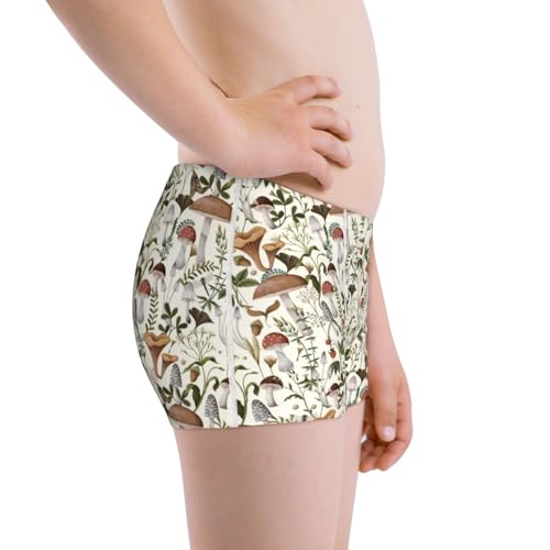 Boys' Cotton Boxer Brief Soft Underwear-Mushroom Garnish2