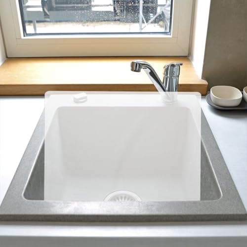 Panneau anti-éclaboussures BETOOKY en acrylique robuste et discret pour lavabo - 6