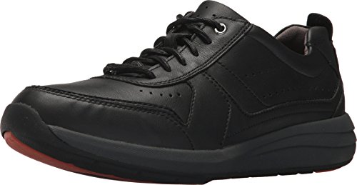 Clarks Un Coast Form Mens Sneakers Black Leather 14